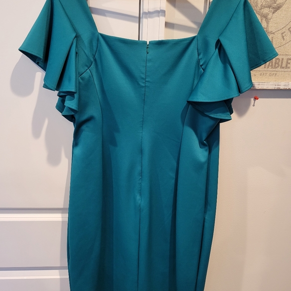 Lane Bryant Emerald Green formal dress. Size 18. - Picture 2 of 5